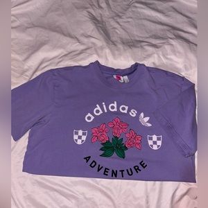 Purple Adidas T-shirt